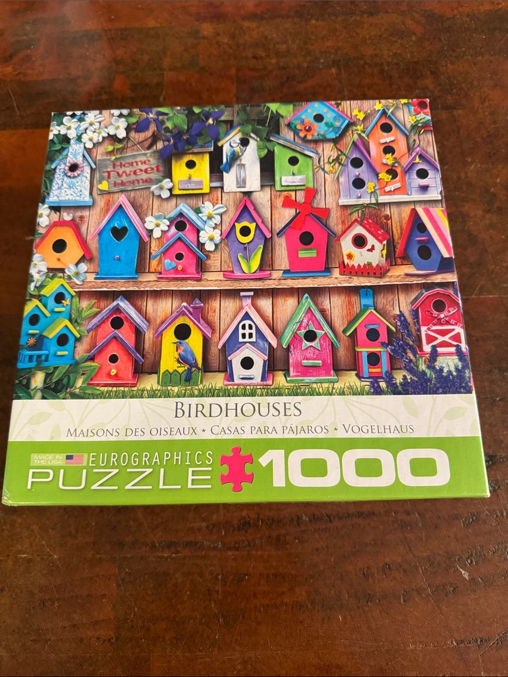 Eurographics 1000-Piece 'Birdhouses' Puzzle - Colorful Birdhouse Illustration